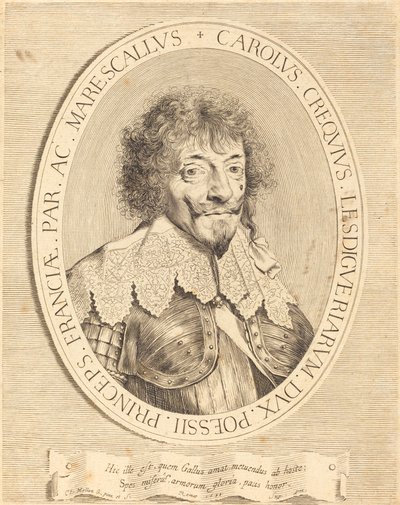 Karel I de Crequi, Hertog van Lesdiguières door Claude Mellan