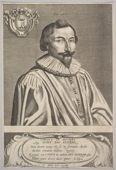 Charles de Bouques door Claude Mellan