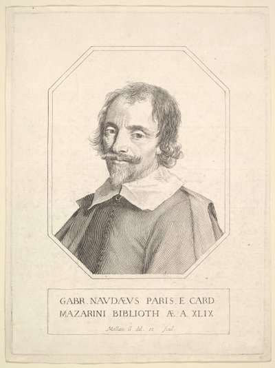 Gabriel Naudé door Claude Mellan