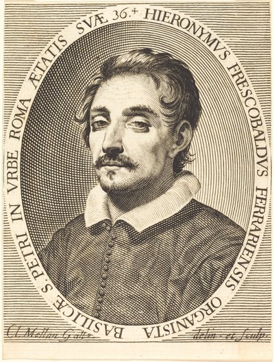 Girolamo Frescobaldi door Claude Mellan