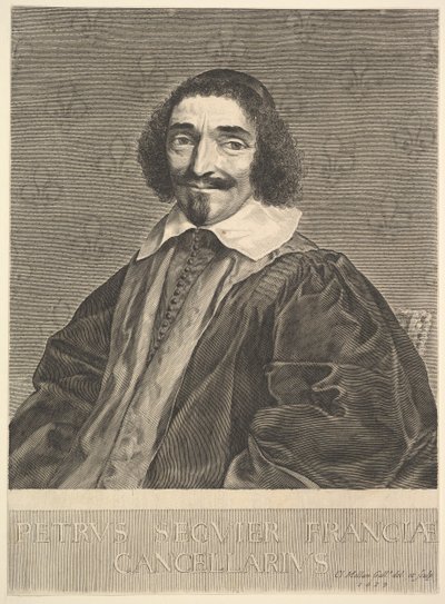 De kanselier Pierre Séguier, 1639 door Claude Mellan