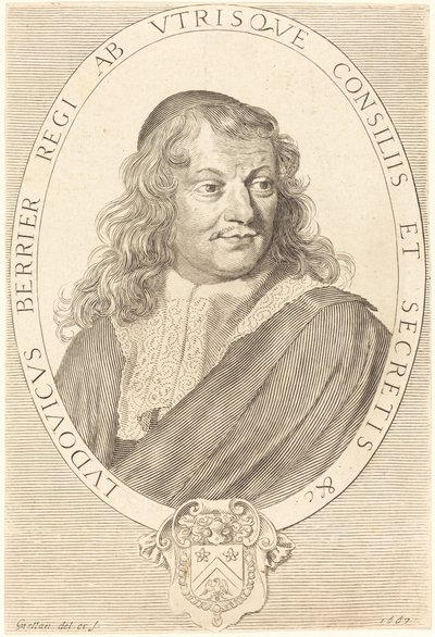 Louis Berryer door Claude Mellan