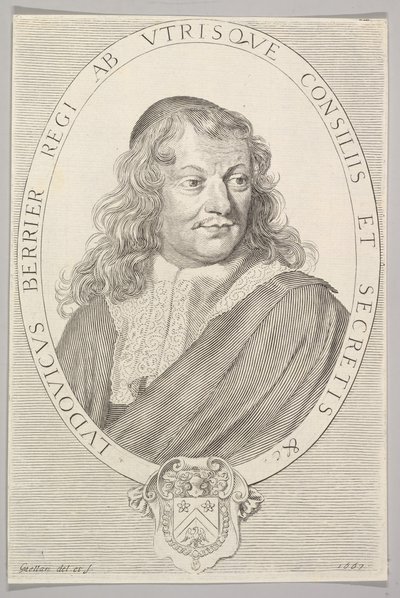 Louis Berryer door Claude Mellan