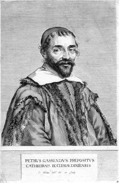 Pierre Gassendi, Franse filosoof en wetenschapper, 17e eeuw door Claude Mellan