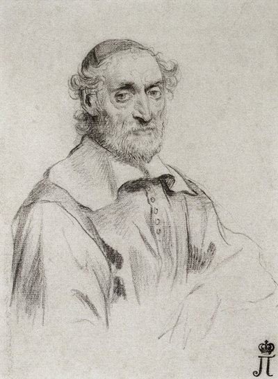 Portret van Nicolas Claude Fabri de Peiresc, astronoom door Claude Mellan