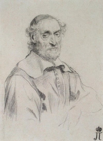 Portret van Nicolas-Claude Fabri de Peiresc 1580-1637, 1636-1637 door Claude Mellan