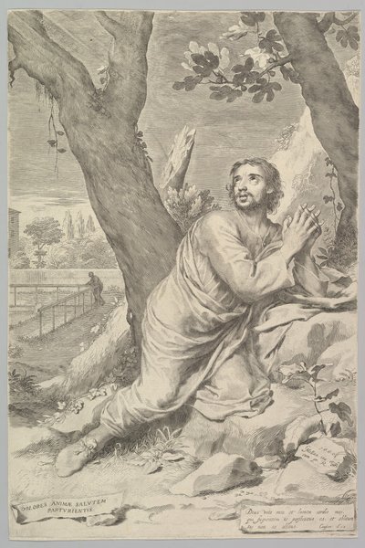 St. Augustinus, 1660 door Claude Mellan