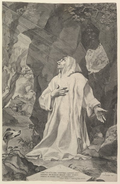 St. Bruno door Claude Mellan