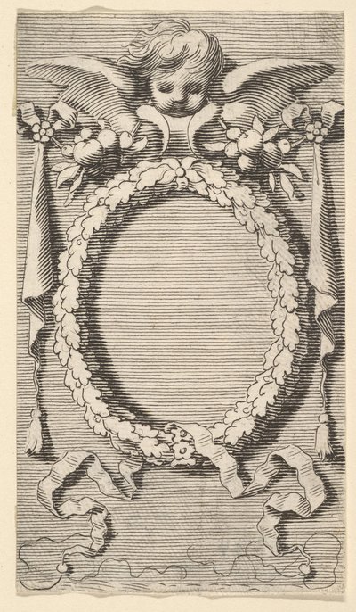 Titelpagina: Desmarets de Saint-Sorlin, LOffice de la Vierge Marie, 1645 door Claude Mellan
