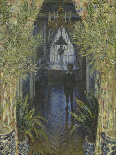 Een Hoek van het Appartement door Claude Monet