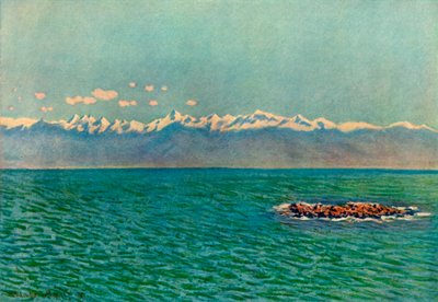 Antibes, 1888, 1937 door Claude Monet