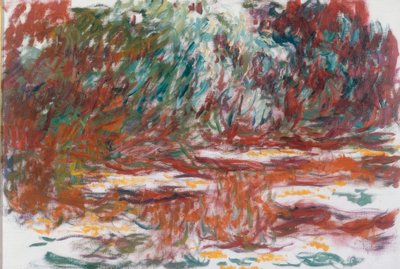 Vijver met waterlelies door Claude Monet