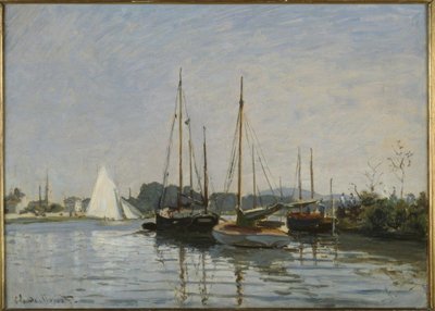 Pleziervaartuigen, Argenteuil door Claude Monet