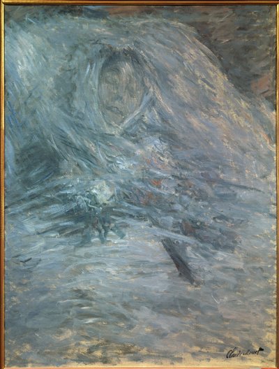 Camille op haar sterfbed door Claude Monet