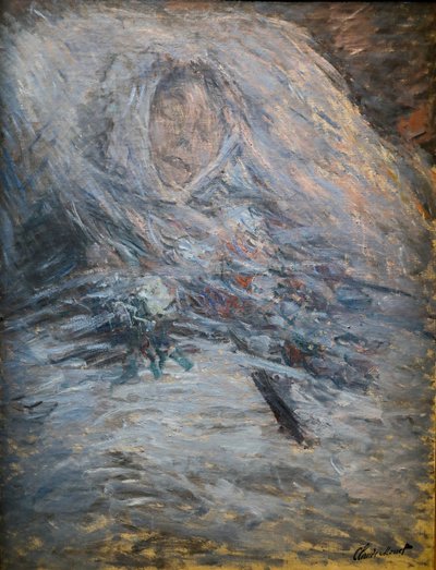 Camille op haar sterfbed door Claude Monet
