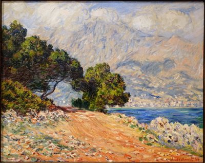 Cap Martin, bij Menton door Claude Monet