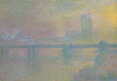 Charing Cross Bridge, Londen door Claude Monet