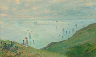 Kliffen bij Pourville door Claude Monet