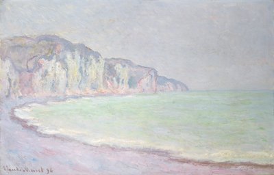 Kliffen bij Pourville, 1896 door Claude Monet