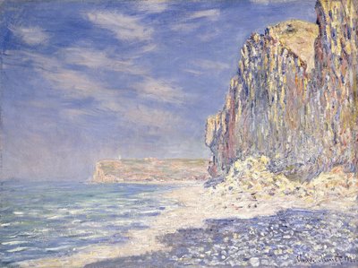 Kliffen bij Fecamp door Claude Monet