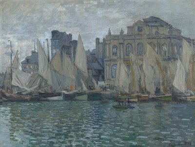 Het museum van Le Havre door Claude Monet