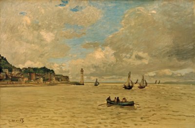 De Vuurtoren van Honfleur door Claude Monet