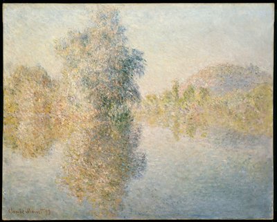 Vroege Ochtend aan de Seine bij Giverny door Claude Monet