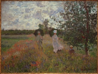 Wandeling bij Argenteuil door Claude Monet