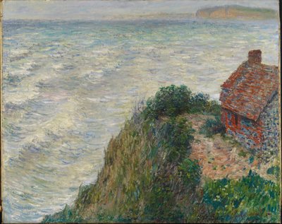 Vissershuis in Petit Ailly, 1882 door Claude Monet