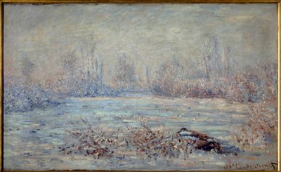 Vorst nabij Vetheuil in 1880 door Claude Monet