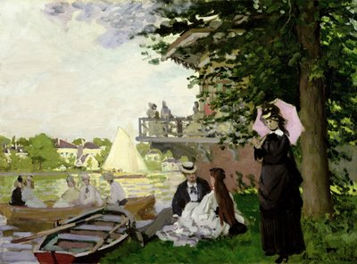 Tuin Huis aan de Zaan, Zaandam, 1871 door Claude Monet
