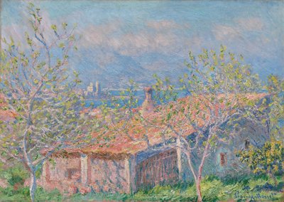Tuinmanshuis in Antibes, 1888 door Claude Monet