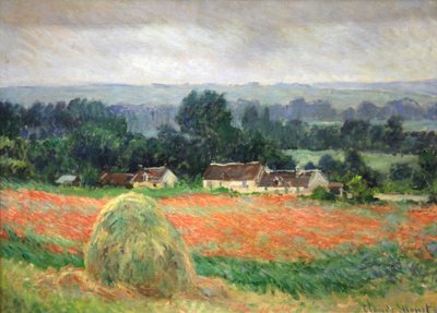 Hooiberg in Giverny door Claude Monet