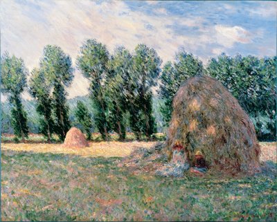 Hooistapels door Claude Monet