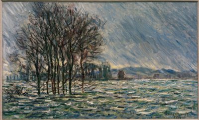 Hoogwater door Claude Monet