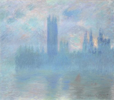 Houses of Parliament, Londen, 1900-01 door Claude Monet