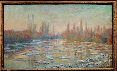 IJs op de Seine door Claude Monet