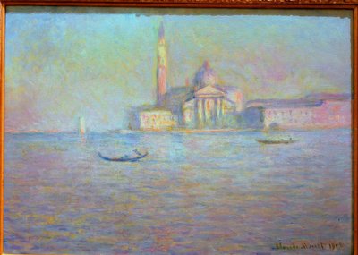 De Kerk Saint Georges Majeur door Claude Monet