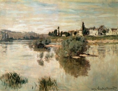 De Seine bij Lavacourt door Claude Monet