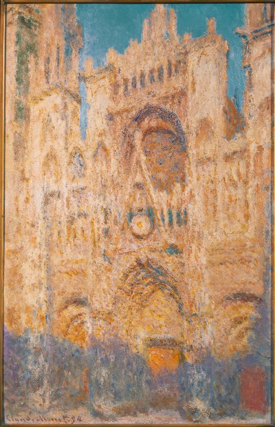 De kathedraal van Rouen door Claude Monet