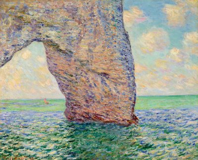 La manneporte à Etretat door Claude Monet