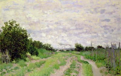 Landschap door Claude Monet