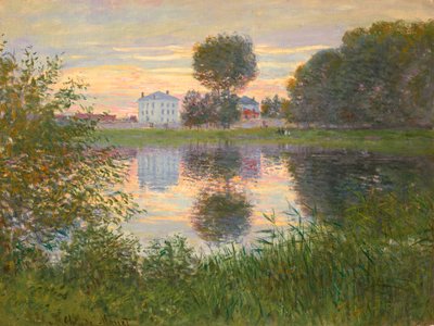 De bolvormige boom, Argenteuil door Claude Monet
