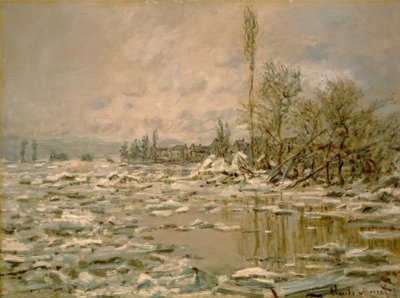 De Ontdooing, Grijs Weer door Claude Monet