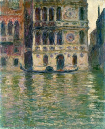 Het Dario-paleis, Venetië door Claude Monet