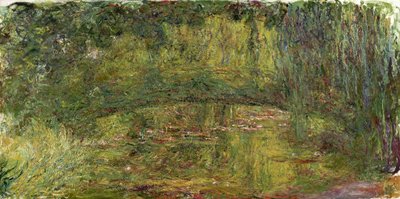 Le Pont japonais door Claude Monet