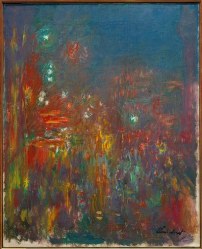 Leicester Square door Claude Monet
