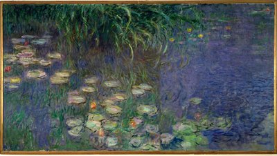 Les Nympheas (olieverf op doek) door Claude Monet