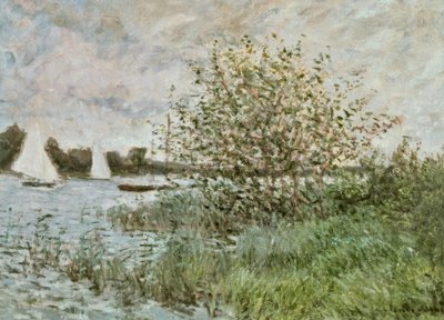 De oevers van de Seine bij Argenteuil door Claude Monet