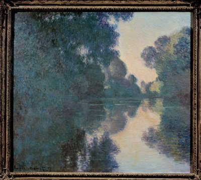 Ochtend aan de Seine bij Giverny door Claude Monet